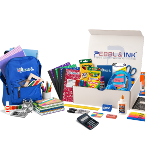 Pebbl & Ink Personalized School Supply Box