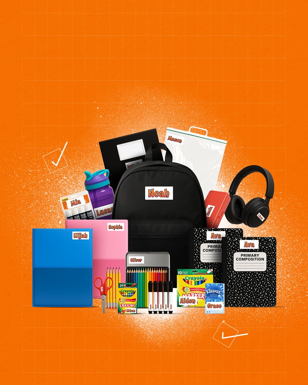 Personalized School Supply Box